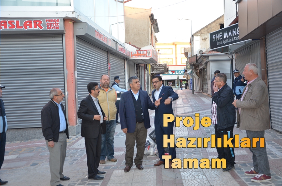 Uzun Çarşı'da Proje Hazırlıkları Tamam