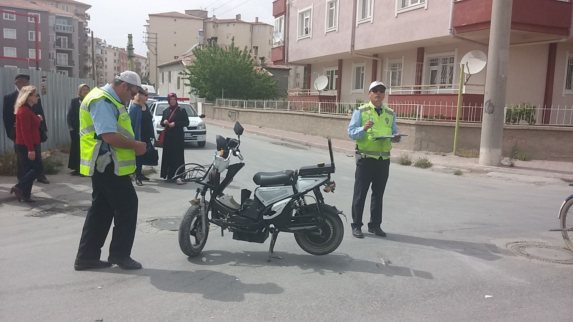 Üçgöz Caddesinde Trafik Kazası