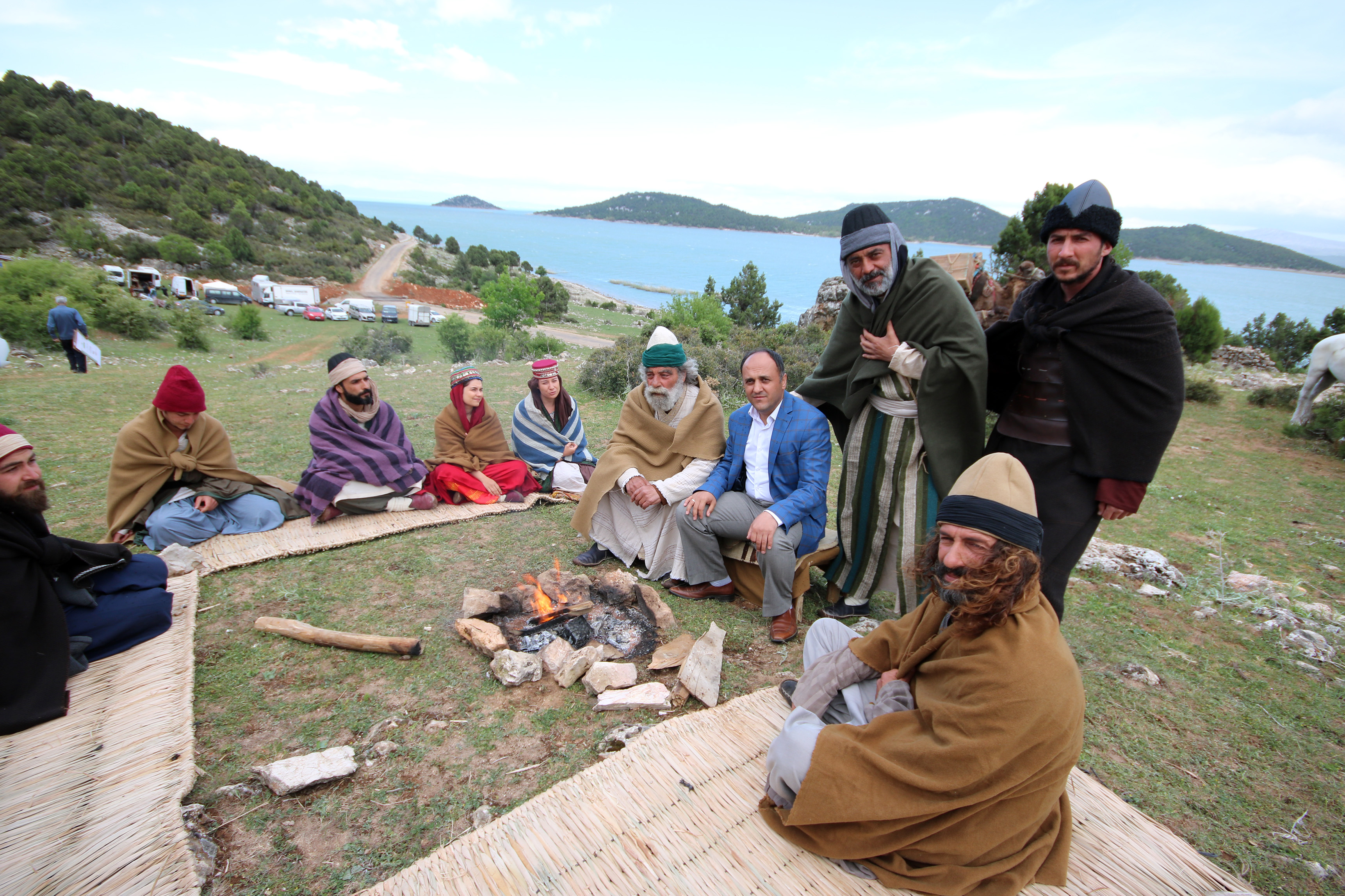 Başkan Özaltun, ‘Kervan Belgeseli’ Çekim Setinde