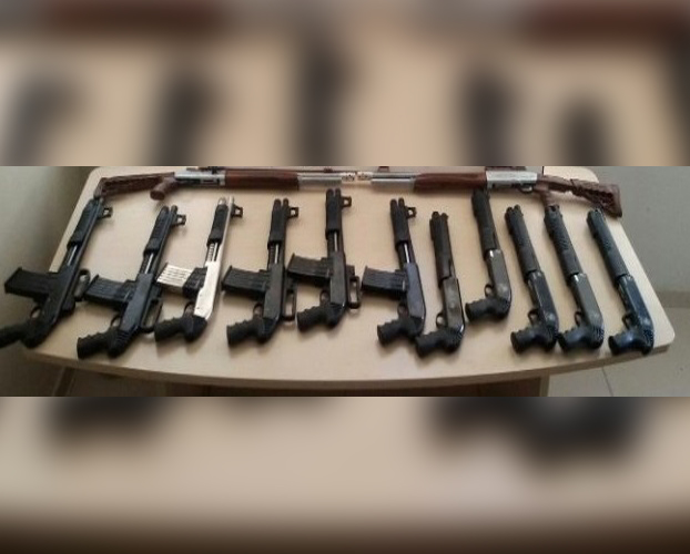 Karaman'da 13 tane Kaçak Silah Ele Geçirildi