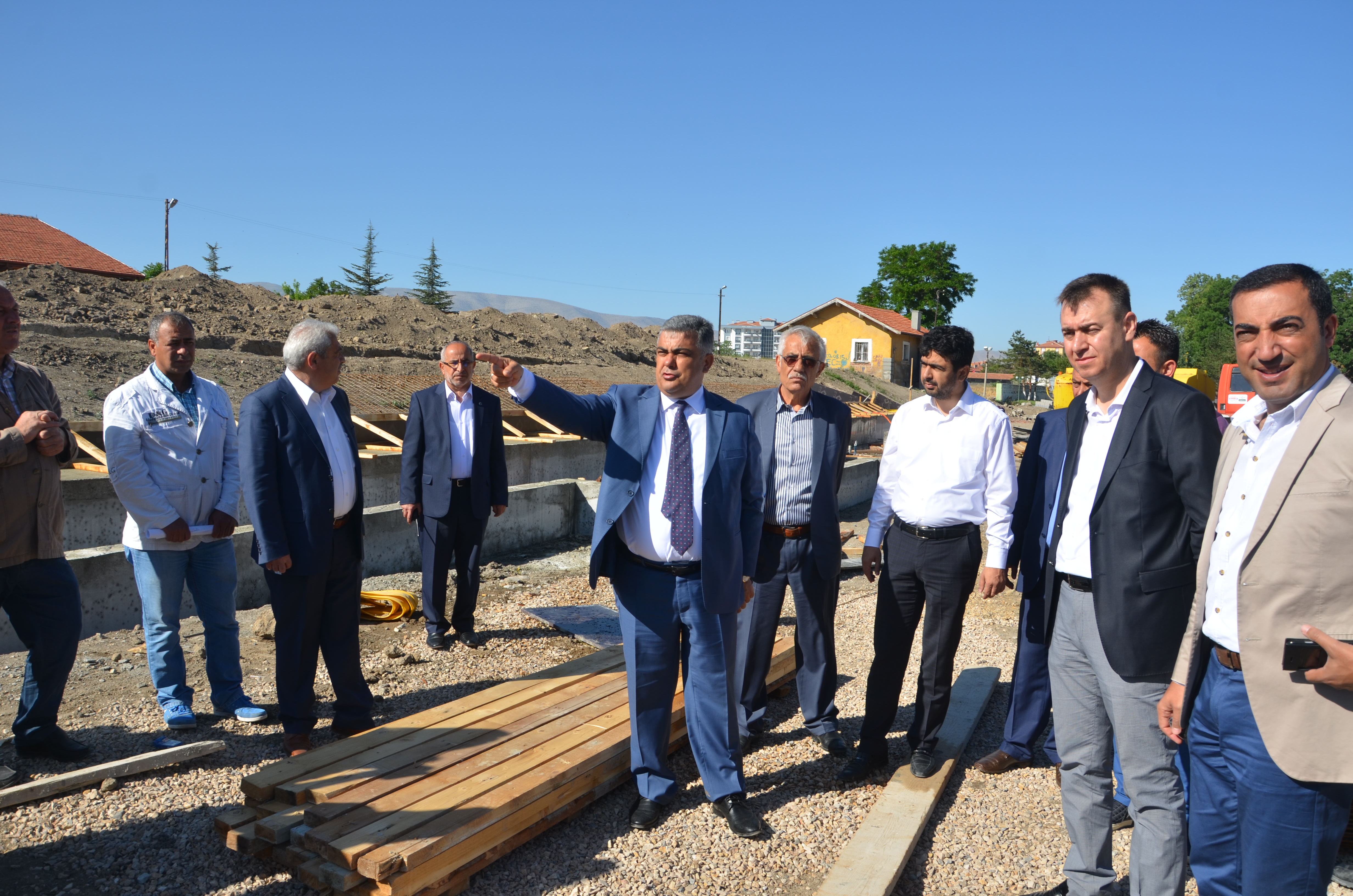 Çalışmaları Yerinde İncelediler