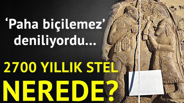 Ereğli’de Büyük Olay!..2700 yıllık stel kayıp