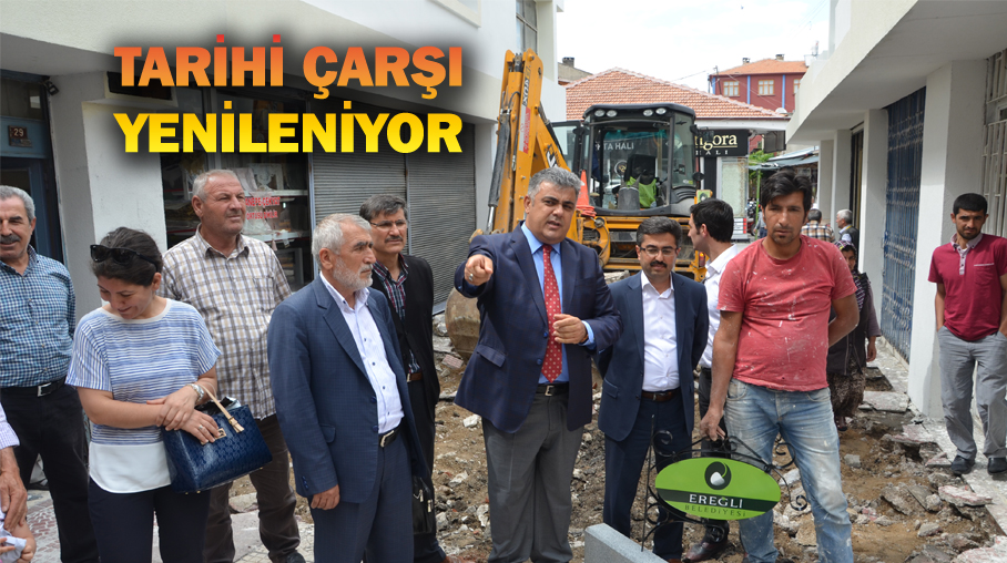 Tarihi Uzun Çarşı Yenileniyor
