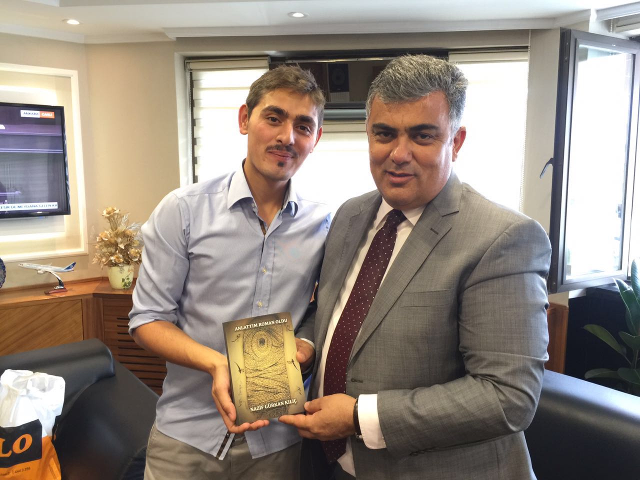 Ereğlili Yazardan Başkana Ziyaret