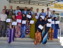 Başkan karne sevincine ortak oldu