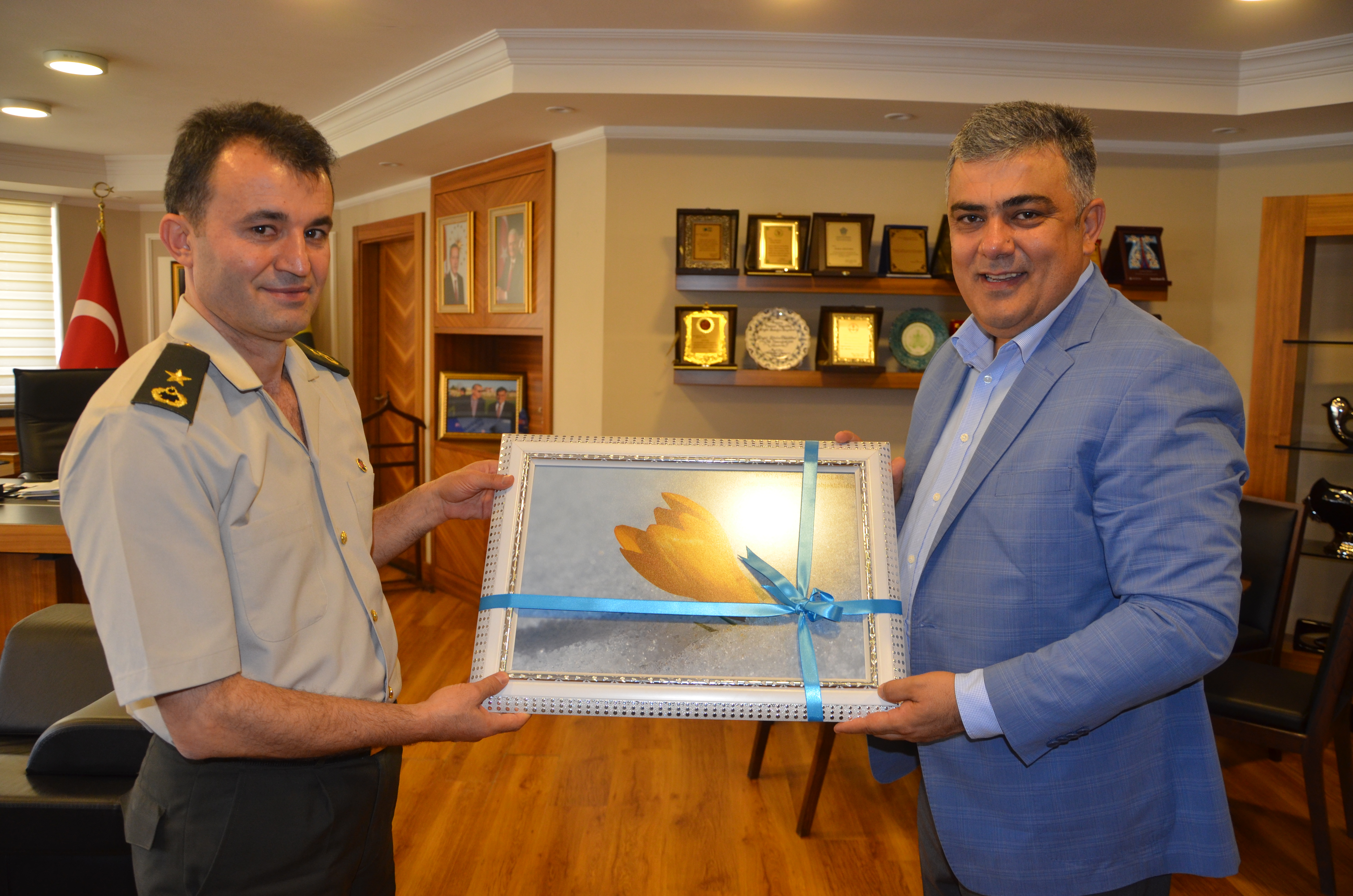 Tol'dan Özgüven'e Veda Ziyareti