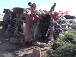 Aksaray'da Zincirleme Trafik Kazası 3 Yaralı