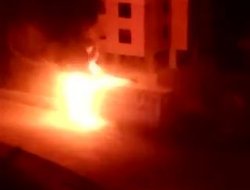 Eski Patronunun Kamyonunu Kundakladı