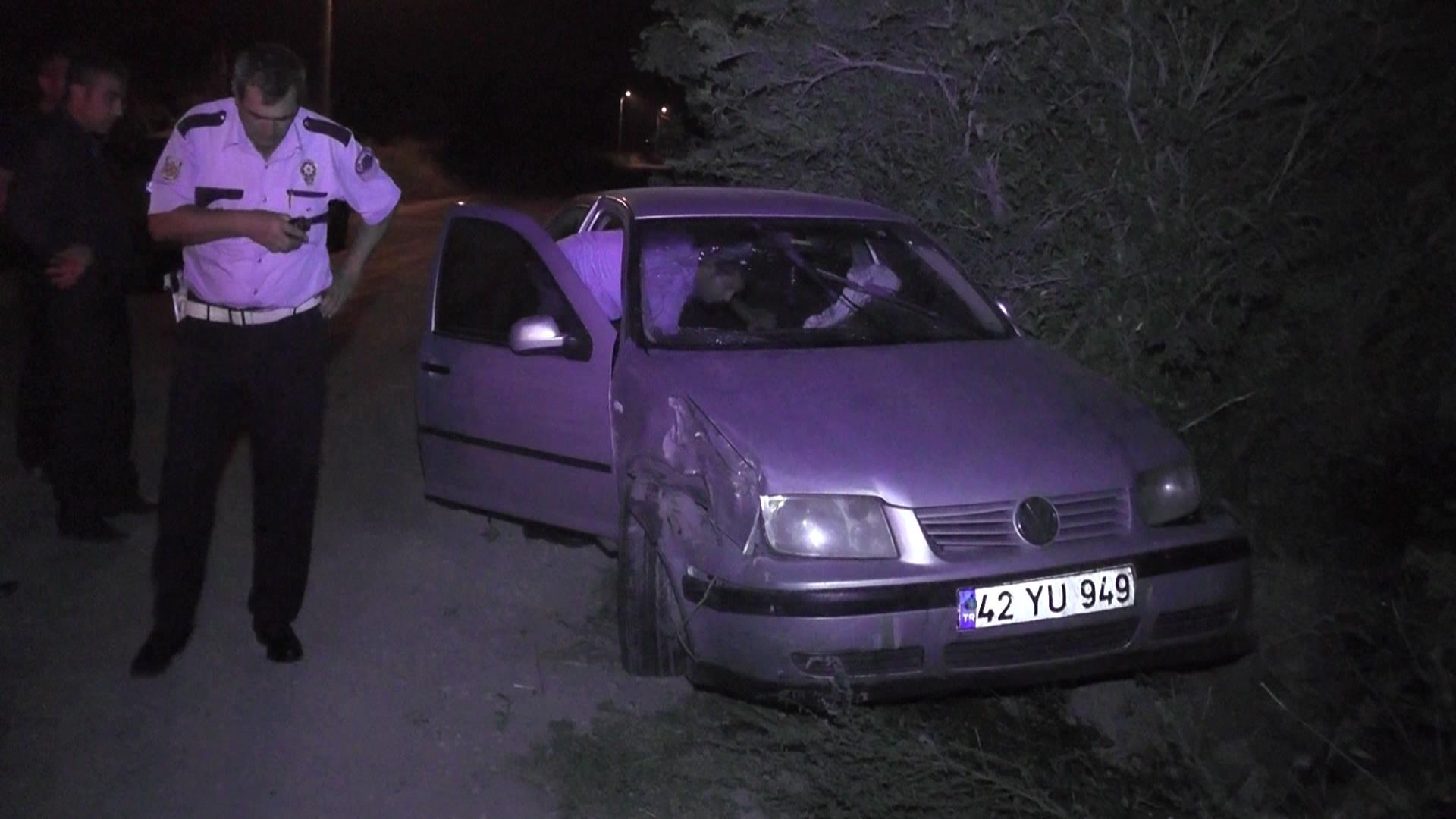 Otomobil Kontrolden Çıktı