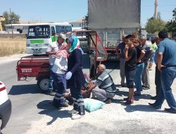 500 Evler caddesinde trafik kazası