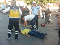 VATAN CADDESİNDE KAZA:2 YARALI