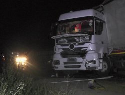 Arıza Yapan Kamyonun Şoförü Kaza ‘da Hayatını Kaybetti