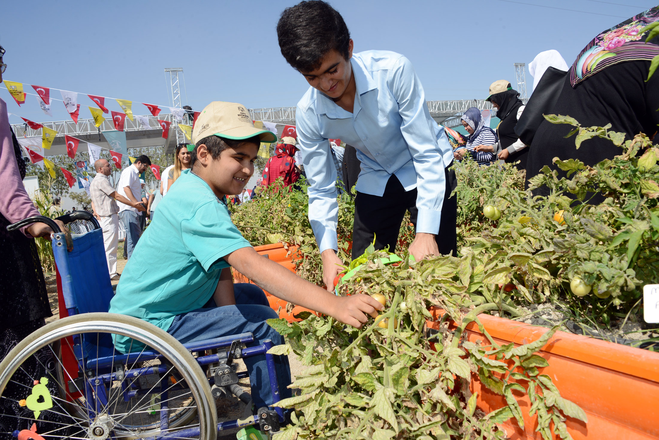 Özel Öğrenciler Hasat Şenliğinde Buluştu