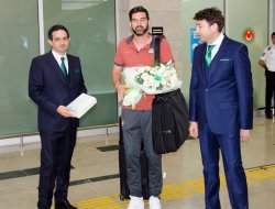 Shakhtar Donetsk kafilesi Konya'ya geldi