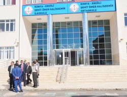 ŞEHİT ÖMER HALİSDEMİR ORTAOKULUNDA DERS ZİLİ ÇALDI