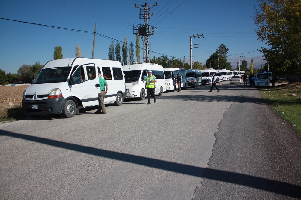 Servis Minibüsleri Denetlendi