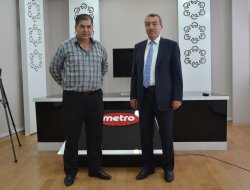 EMNİYET MÜDÜRÜ HAKAN UZUN’DAN METRO TV’YE ZİYARET