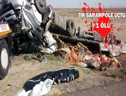 ŞARAMPOLE UÇAN TIR SÜRÜCÜSÜ HAYATINI KAYBETTİ