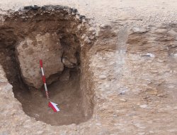 Tarihi Mezar ‘ın Çıktığı Orhaniye’de, Arkeologlar Eşliğinde Kazı çalışması Başlatıldı