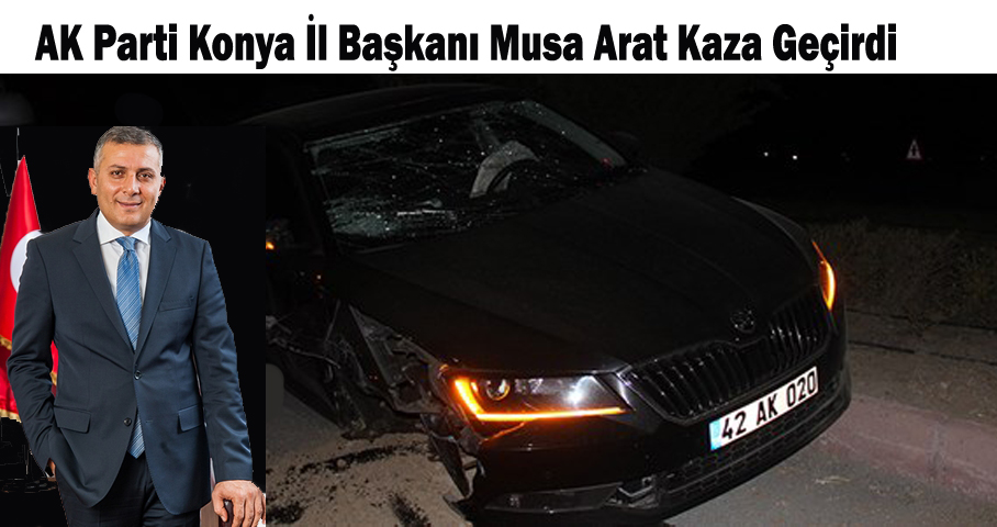 AK Parti'li başkan kaza geçirdi: 1 yaralı