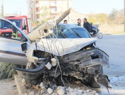 Ali Aksu Caddesinde Trafik Kazası: 1 Yaralı
