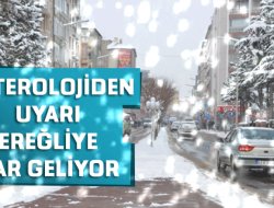 Meteoroloji'den kar uyarısı