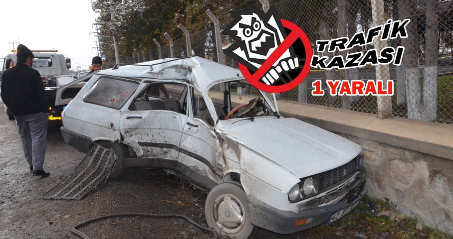 Tır ile Otomobil Çarpıştı; 1 Yaralı