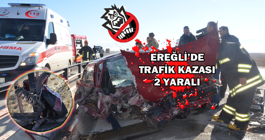 Bariyere Çarpan Otomobilin Tekeri Koptu: 2 Yaralı