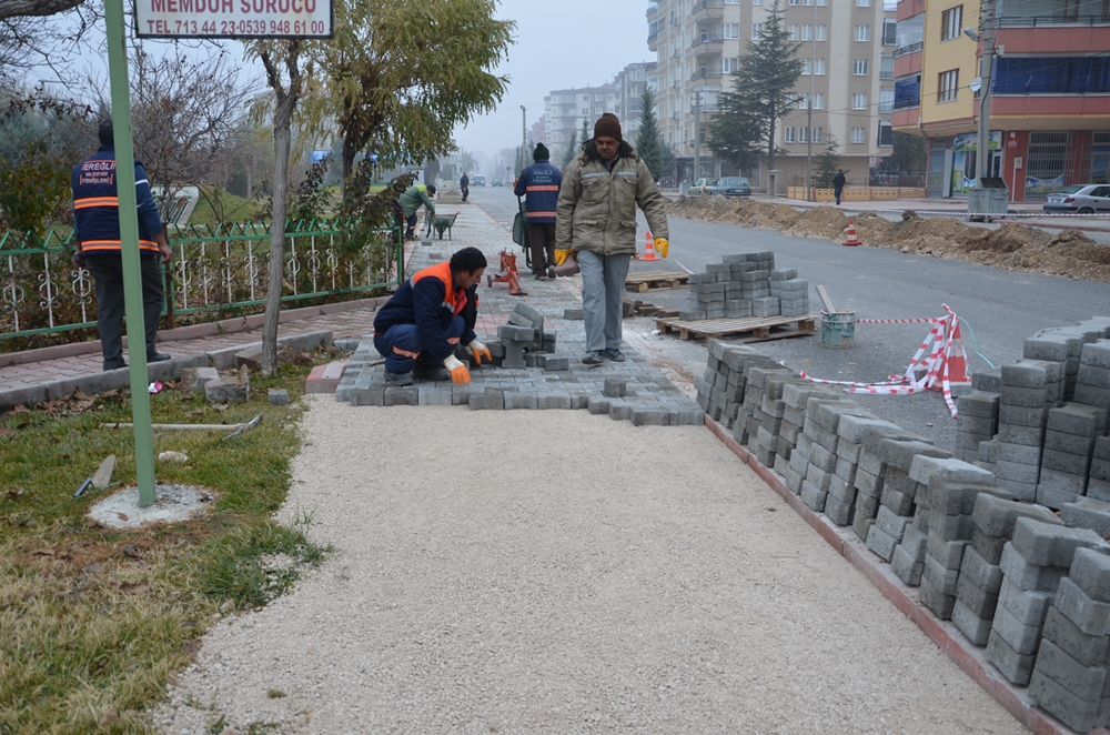 Soğuk Havaya Rağmen Çalışmalar Hız Kazandı