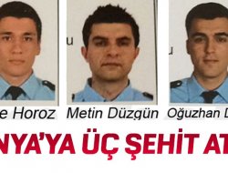 Konyaya üç Şehit Ateşi