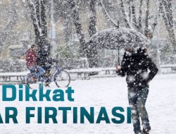 BÖLGEMİZDE KAR FIRTINASI VAR