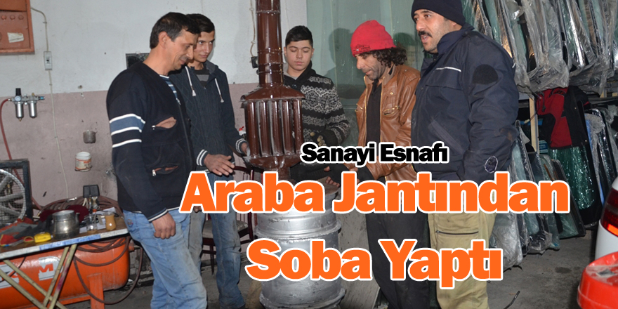 Araba Jantından Yaptığı Soba İleIsınıyor!