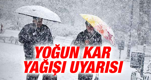 Yoğun Kar Geliyor