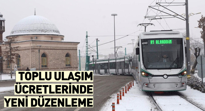 Toplu Ulaşım Ücretlerinde Yeni Düzenleme