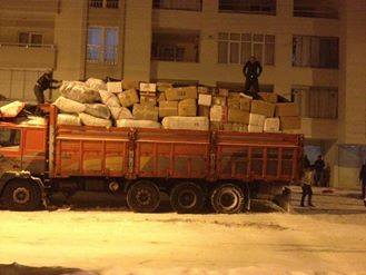 Emirgazi Belediyesi Halep’e Yardım Elini Uzattı