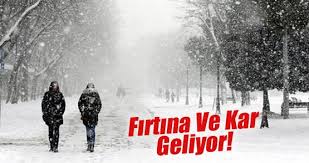 Yoğun Kar Yağışı İle Birlikte kuvvetli Rüzgar Geliyor!