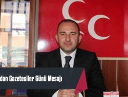 Aksoy'dan Gazeteciler Günü Mesajı