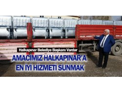 Halkapınar'a 100 adet çöp konteyner’i alındı
