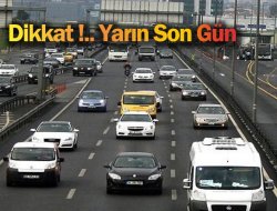 MTV ilk taksit ödemesinde son gün yarın