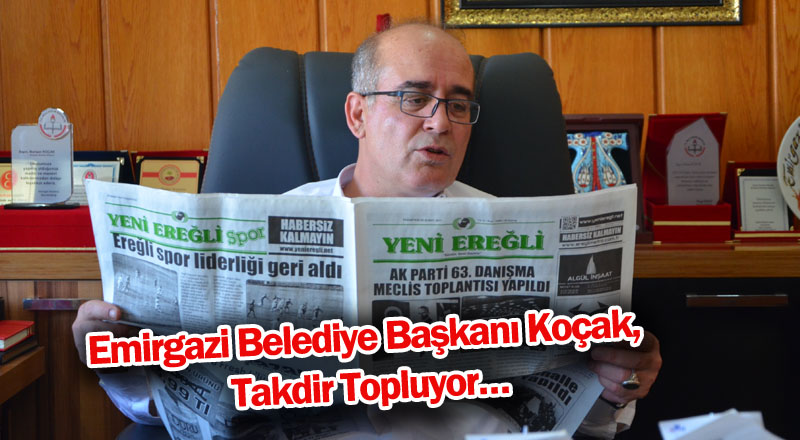 Emirgazi Belediye Başkanı Koçak, Takdir Topluyor…