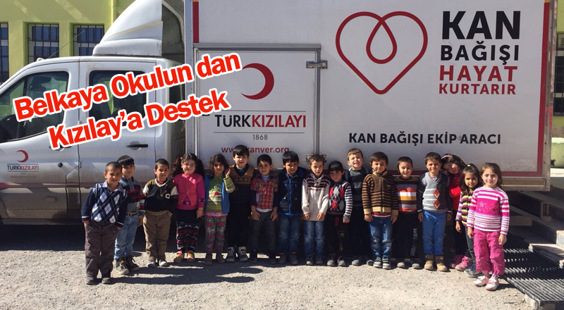 Kan Verme Kampanyasına Belkaya Okulu da Destek Verdi