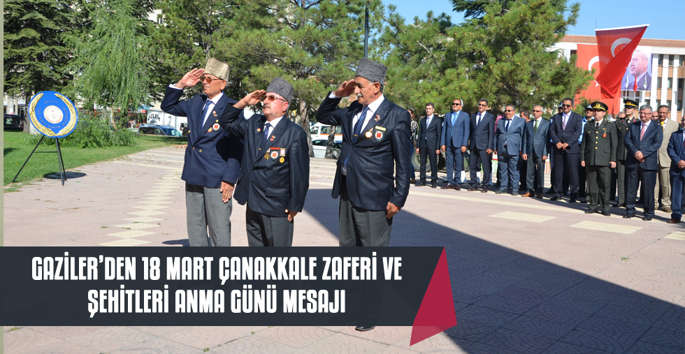 18 MART ŞEHİTLER GÜNÜ MESAJI