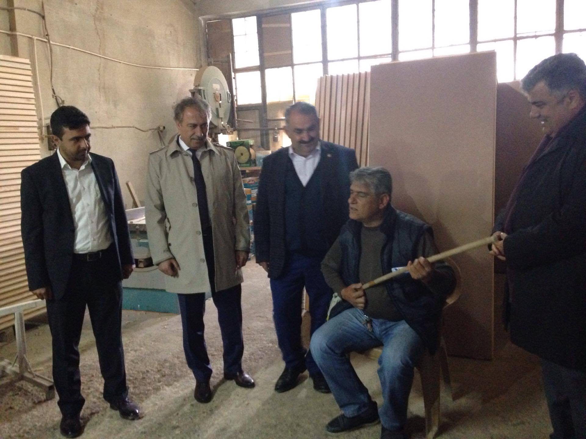 Etyemez, Özgüven, Tekeli ve Büyüktorun Sanayi Esnafından Destek İstedi