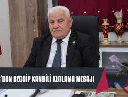 FAHRİ VARDAR'DAN REGAİP KANDİLİ KUTLAMA MESAJI