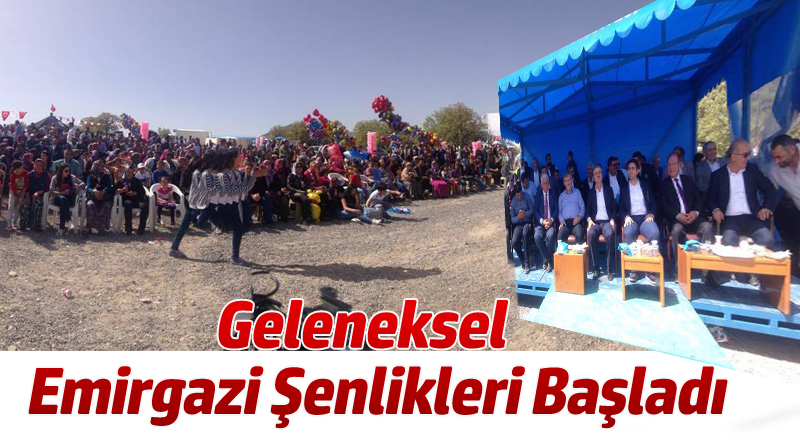 Emirgazililer şenlikte buluştu