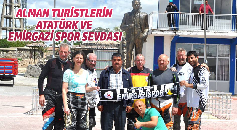 ALMAN TURİSTLERİN ATATÜRK VE EMİRGAZİ SPOR SEVDASI