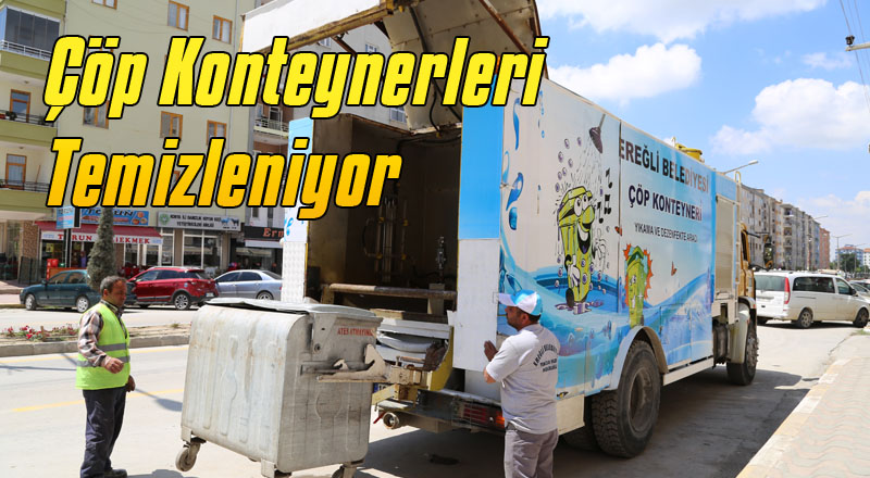 ÇÖP KONTEYNERLERİNE ÖZEL TEMİZLİK