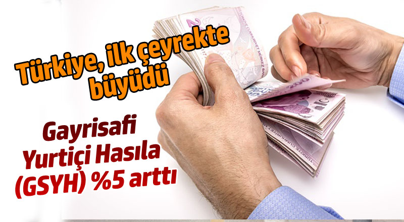 Gayrisafi Yurtiçi Hasıla (GSYH) %5 arttı