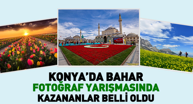 Konya’da Bahar Fotoğraf Yarışmasında Kazananlar Belli Oldu