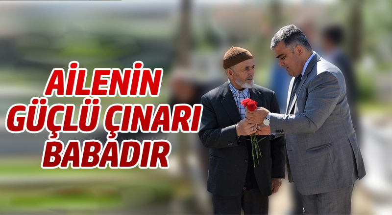 AİLENİN GÜÇLÜ ÇINARI BABADIR